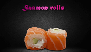 livraison saumon rolls à  rue saint nicolas 76600