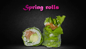 livraison spring rolls à  aplemont 76610